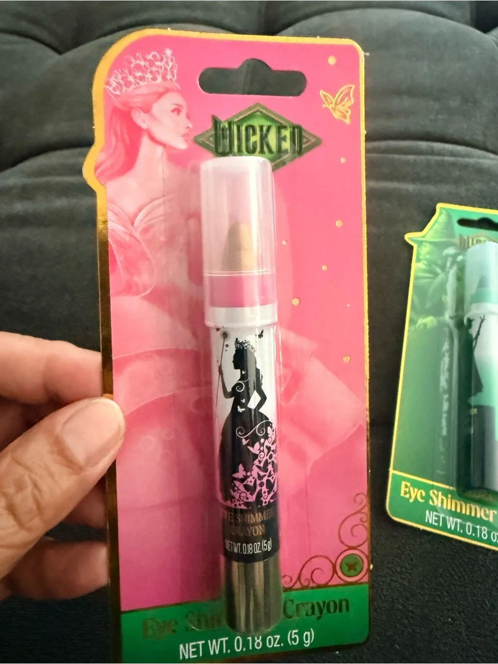 Beekman 1802 Wicked Elphaba Hand Cream and 2 eye shimmer crayons